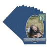 CountryArtHouse Bottle Blue Acid Free 28x40 Oval Picture Frame Mat with White Core Bevel Cut for 24x36 Pictures - Fits 28x40 Frame - Pack of 10 Matboard Show Kits with Acid Free Backings & Clear Bags view 1