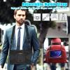 360 Rotation Case for Samsung Galaxy Tab S9+ 12.4'' 2023/S8+ /S7+/S7 FEwith Shoulder Strap S Pen Holder Rotatable Kickstand/Handle Rugged Silicone Case(Balck) view 3