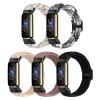 Braided Stretchy Solo Loop Compatible for Fitbit Luxe Bands for Women Men, Nylon Elastic Straps Wristbands for Fitbit Luxe, 5 Packs A view 1