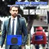 360 Rotation Case for Samsung Galaxy S9 Ultra 14.6'' 2023/S8 Ultra 14.6'' 2022with Shoulder Strap S Pen Holder Rotatable Kickstand/Handle Rugged Silicone Case (Blue) view 2