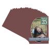 CountryArtHouse Maroon Acid Free 28x40 Oval Picture Frame Mat with White Core Bevel Cut for 24x36 Pictures - Fits 28x40 Frame - Pack of 25 Matboard Show Kits with Acid Free Backings & Clear Bags view 1