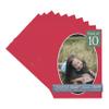 CountryArtHouse Deep Red Acid Free 28x40 Oval Picture Frame Mat with White Core Bevel Cut for 24x36 Pictures - Fits 28x40 Frame - Pack of 10 Matboards view 1