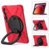 360 Rotation Case for Samsung Galaxy Tab S9 11'' 2023/S8 2022/S7 2020with Shoulder Strap S Pen Holder Rotatable Kickstand/Handle Rugged Silicone Case (Red) view 2