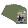 CountryArtHouse Dill Green Acid Free 28x40 Oval Picture Frame Mat with White Core Bevel Cut for 24x36 Pictures - Fits 28x40 Frame - Pack of 25 Matboard Show Kits with Acid Free Backings & Clear Bags view 1
