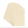 CountryArtHouse Fresh Linen Canvas Acid Free 10x10 Heart Picture Frame Mat with White Core Bevel Cut for 6x6 Pictures - Fits 10x10 Frame - Pack of 10 Matboards view 1