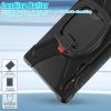 360 Rotation Case for Samsung Galaxy S9 Ultra 14.6'' 2023/S8 Ultra 14.6'' 2022with Shoulder Strap S Pen Holder Rotatable Kickstand/Handle Rugged Silicone Case (Balck) view 4