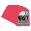 Cardinal Red Acid Free 16x20 Oval Picture Frame Mat with White Core Bevel Cut for 13x18 Pictures - Fits 16x20 Frame - Pack of 25 Matboard Show Kits With Acid Free Backings & Clear Bags view 1
