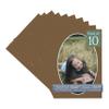 CountryArtHouse Aged Oak Brown Acid Free 28x40 Oval Picture Frame Mat with White Core Bevel Cut for 24x36 Pictures - Fits 28x40 Frame - Pack of 10 Matboards view 1
