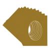CountryArtHouse Metallic Gold Acid Free 28x40 Oval Picture Frame Mat with White Core Bevel Cut for 24x36 Pictures - Fits 28x40 Frame - Pack of 10 Matboards view 3