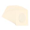 CountryArtHouse Cream Acid Free 28x40 Oval Picture Frame Mat with White Core Bevel Cut for 24x36 Pictures - Fits 28x40 Frame - Pack of 25 Matboard Show Kits with Acid Free Backings & Clear Bags view 3