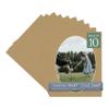 CountryArtHouse Rattan Beige Acid Free 16x20 Oval Picture Frame Mat with White Core Bevel Cut for 13x18 Pictures - Fits 16x20 Frame - Pack of 10 Matboards view 1