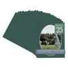 CountryArtHouse Forest Green Acid Free 16x20 Oval Picture Frame Mat with White Core Bevel Cut for 13x18 Pictures - Fits 16x20 Frame - Pack of 25 Matboards view 1