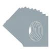 Metallic Silver Acid Free 28x40 Oval Picture Frame Mat with White Core Bevel Cut for 24x36 Pictures - Fits 28x40 Frame - Pack of 10 Matboard Show Kits With Acid Free Backings & Clear Bags view 3