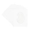 Oyster Shell White Acid Free 28x40 Oval Picture Frame Mat with White Core Bevel Cut for 24x36 Pictures - Fits 28x40 Frame - Pack of 10 Matboard Show Kits With Acid Free Backings & Clear Bags view 3