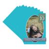 Aquamarine Blue Acid Free 28x40 Oval Picture Frame Mat with White Core Bevel Cut for 24x36 Pictures - Fits 28x40 Frame - Pack of 10 Matboard Show Kits With Acid Free Backings & Clear Bags view 1