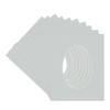 CountryArtHouse Grey Acid Free 16x20 Oval Picture Frame Mat with White Core Bevel Cut for 13x18 Pictures - Fits 16x20 Frame - Pack of 10 Matboard Show Kits with Acid Free Backings & Clear Bags view 3