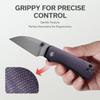 CIVIVI Small Pocket Knife for Men Women,Folding Knife Baby Banter with 2.32" Nitro-V Wharncliffe Blade Contoured Micarta Handle for EDC, Thumb Stud Opener C19068SC-2 view 3