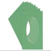 Turf Green Jade Acid Free 28x40 Oval Picture Frame Mat with White Core Bevel Cut for 24x36 Pictures - Fits 28x40 Frame - Pack of 10 Matboard Show Kits With Acid Free Backings & Clear Bags view 1