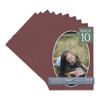 CountryArtHouse Maroon Acid Free 28x40 Oval Picture Frame Mat with White Core Bevel Cut for 24x36 Pictures - Fits 28x40 Frame - Pack of 10 Matboard Show Kits with Acid Free Backings & Clear Bags view 1