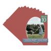 CountryArtHouse Brick Red Acid Free 16x20 Oval Picture Frame Mat with White Core Bevel Cut for 13x18 Pictures - Fits 16x20 Frame - Pack of 10 Matboard Show Kits with Acid Free Backings & Clear Bags view 1