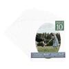 CountryArtHouse Oyster Shell White Acid Free 16x20 Oval Picture Frame Mat with White Core Bevel Cut for 13x18 Pictures - Fits 16x20 Frame - Pack of 10 Matboards view 1