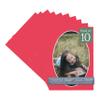 Cardinal Red Acid Free 28x40 Oval Picture Frame Mat with White Core Bevel Cut for 24x36 Pictures - Fits 28x40 Frame - Pack of 10 Matboard Show Kits With Acid Free Backings & Clear Bags view 1