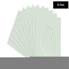 CountryArtHouse Honeydew Green Acid Free 16x20 Oval Picture Frame Mat with White Core Bevel Cut for 13x18 Pictures - Fits 16x20 Frame - Pack of 25 Matboards view 2