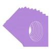 Light Purple Acid Free 28x40 Oval Picture Frame Mat with White Core Bevel Cut for 24x36 Pictures - Fits 28x40 Frame - Pack of 10 Matboard Show Kits With Acid Free Backings & Clear Bags view 3