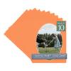 CountryArtHouse Orange Acid Free 16x20 Oval Picture Frame Mat with White Core Bevel Cut for 13x18 Pictures - Fits 16x20 Frame - Pack of 10 Matboard Show Kits with Acid Free Backings & Clear Bags view 1