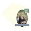 CountryArtHouse Textured Cream Acid Free 28x40 Oval Picture Frame Mat with White Core Bevel Cut for 24x36 Pictures - Fits 28x40 Frame - Pack of 10 Matboards view 1