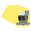 CountryArtHouse Yellow Acid Free 16x20 Oval Picture Frame Mat with White Core Bevel Cut for 13x18 Pictures - Fits 16x20 Frame - Pack of 25 Matboards view 1