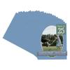 Brittany Blue Acid Free 16x20 Oval Picture Frame Mat with White Core Bevel Cut for 13x18 Pictures - Fits 16x20 Frame - Pack of 25 Matboard Show Kits With Acid Free Backings & Clear Bags view 1