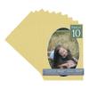 CountryArtHouse Soft Yellow Acid Free 28x40 Oval Picture Frame Mat with White Core Bevel Cut for 24x36 Pictures - Fits 28x40 Frame - Pack of 10 Matboard Show Kits with Acid Free Backings & Clear Bags view 1