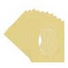 CountryArtHouse Soft Yellow Acid Free 28x40 Oval Picture Frame Mat with White Core Bevel Cut for 24x36 Pictures - Fits 28x40 Frame - Pack of 10 Matboard Show Kits with Acid Free Backings & Clear Bags view 3