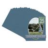 CountryArtHouse Steel Blue Acid Free 16x20 Oval Picture Frame Mat with White Core Bevel Cut for 13x18 Pictures - Fits 16x20 Frame - Pack of 25 Matboard Show Kits With Acid Free Backings & Clear Bags view 1