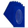 CountryArtHouse Royal Blue Suede Acid Free 9x11 Oval Picture Frame Mat with White Core Bevel Cut for 7x9 Pictures - Fits 9x11 Frame - Pack of 25 Matboards view 1