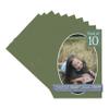 CountryArtHouse Dill Green Acid Free 28x40 Oval Picture Frame Mat with White Core Bevel Cut for 24x36 Pictures - Fits 28x40 Frame - Pack of 10 Matboards view 1