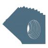 CountryArtHouse Steel Blue Acid Free 28x40 Oval Picture Frame Mat with White Core Bevel Cut for 24x36 Pictures - Fits 28x40 Frame - Pack of 10 Matboards view 3