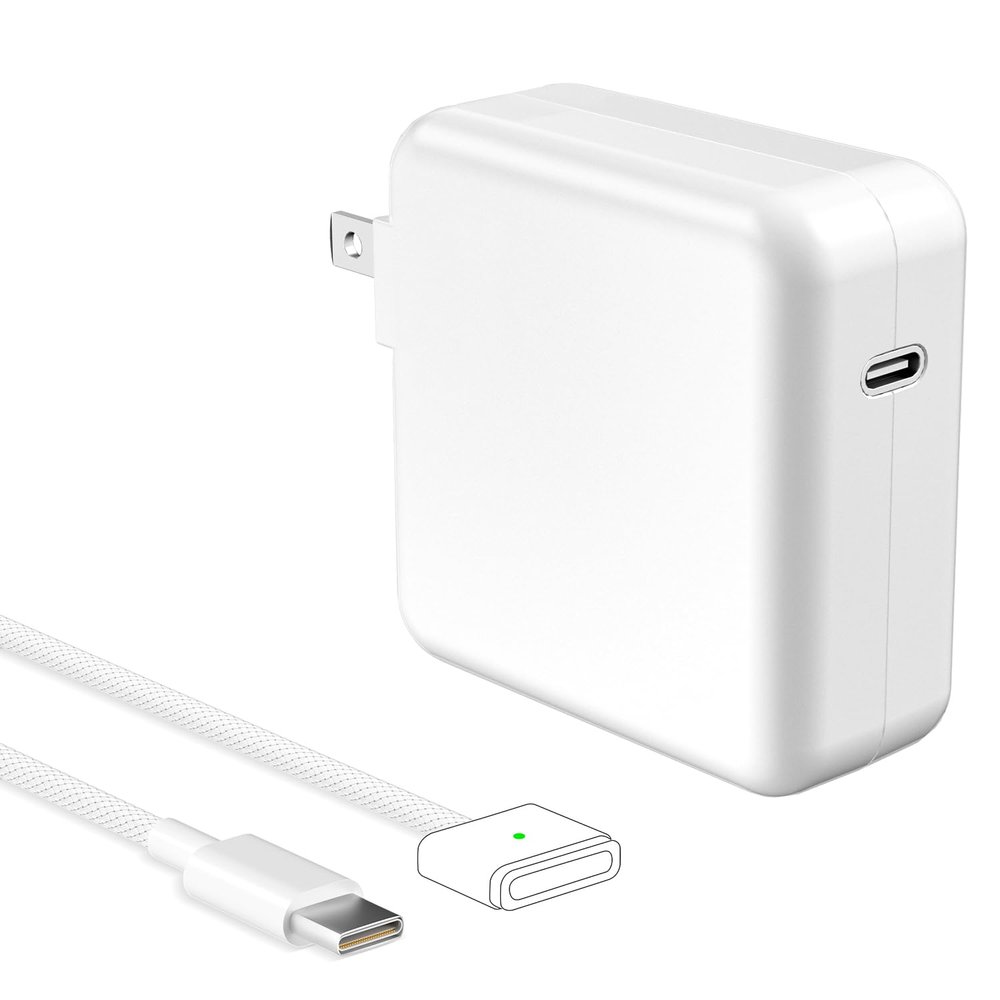 70W Magnetic 3 Mac Book Pro Charger- Compatible with MacBook pro 14 inch(2021-2023) & Mac Book Air 13/15 inch(2022-2024),Include 6.6FT USB C to 3 Braided Cable