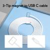 70W Magnetic 3 Mac Book Pro Charger- Compatible with MacBook pro 14 inch(2021-2023) & Mac Book Air 13/15 inch(2022-2024),Include 6.6FT USB C to 3 Braided Cable view 4