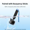 PALUMMA Waterproof Case for DJI Action 3/4 Camera, 40M/131FT Diving Housing Protective Shell Underwater Accessories KitBlack view 4
