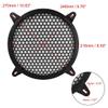 Taimmach 2pcs Car Grill Cover Mesh Protector Speaker Cover 8" Black Woofer Subwoofer Grill view 2