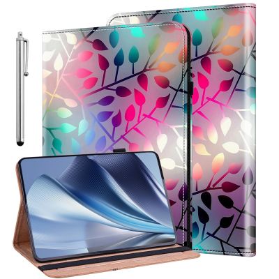 ALILANG Case for Samsung Galaxy Tab A 9.7 inch (SM-T550 T555 SM-P550 P555) with Stylus, Shockproof Folding Stand Cover - Maple Leaf