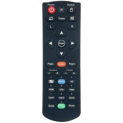 AIDITIYMI Remote Commander Replacement Compatible with Optoma DLP Projector EH415ST EH415e-M EH515T WU515T ZH510T EH200ST W319UST ZH400UST W320USTI ZW400UST ZW400USTI ZH400USTI W319USTIR