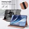 ALILANG Case for Samsung Galaxy Tab S10+/ S9+/ S8+/ S7 FE/ S7+ 12.4 Inch Tablet Case, Lightweight Folio Shockproof Folding Stand Protector Cover for Samsung Tab S10+ Plus -Black Horse view 4