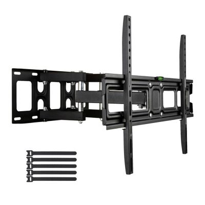 TV Mount Stand for Most 32-70 Inch TV, Universal Tilt TV Wall Mount Low Profile Flat TV Bracket Television Stands Base Max VESA 600x400 mm/up and Down -10~10/Bearing 110 Lbs,Black C