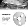 1/4 10.5 Inch Empty Takeup Reel,3 Hole Reel to Reel Recording Empty Take Up Tape,Aluminum Alloy Universal Opening Machine Part Sound Tape Takeup Reel for Pioneer (Silver) view 3
