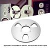 1/4 10.5 Inch Empty Takeup Reel,3 Hole Reel to Reel Recording Empty Take Up Tape,Aluminum Alloy Universal Opening Machine Part Sound Tape Takeup Reel for Pioneer (Silver) view 4