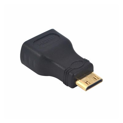 HDMI to VGA Adaptor Mini HDMI Male Adapter to VGA Female Built-in 1080p Chipset Converter Fit Compatible Xbox 360 PS3 PS4 TV PC Cabo (Color : Mini HDMI to HDMI, Size : (=0.5m)