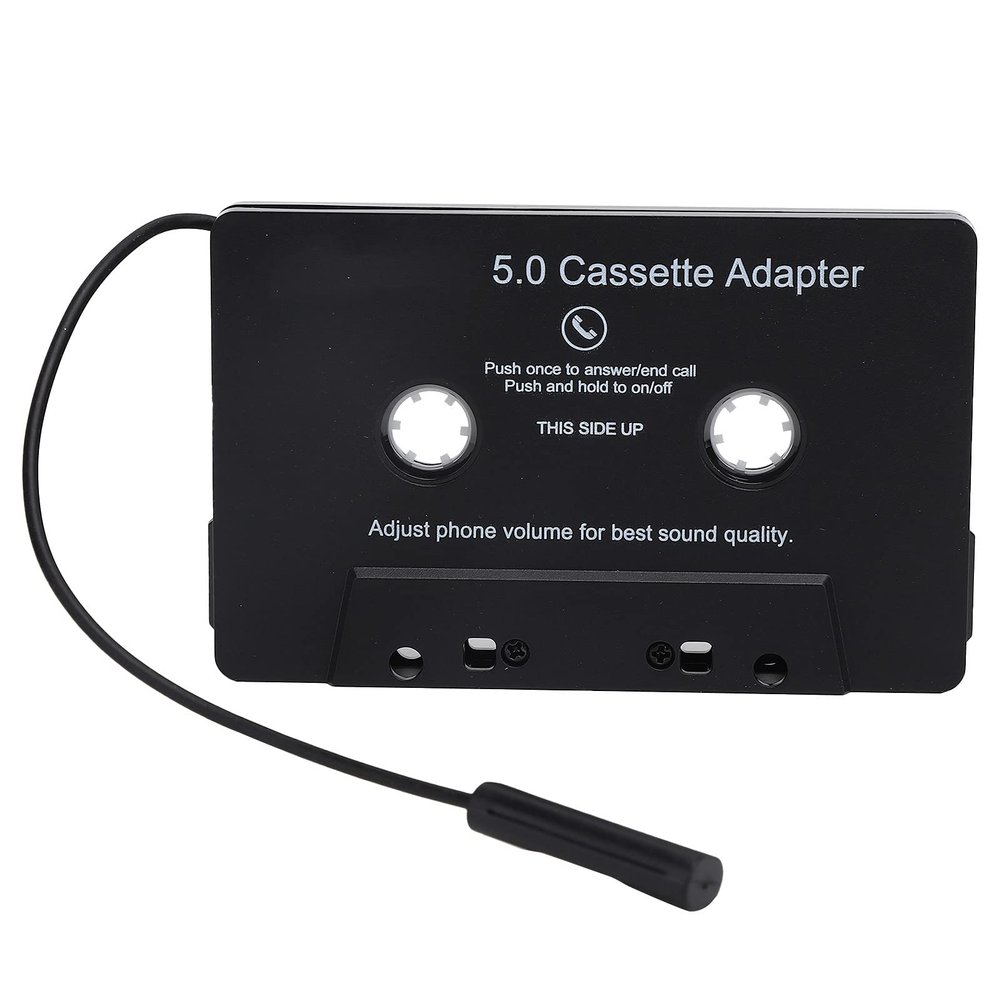 Wireless Cassette Adapter, Bluetooth MP3 Audio Converter for Car, 10M Range, USB Charging LED Indicator, Retro Cassette Tape Music Player